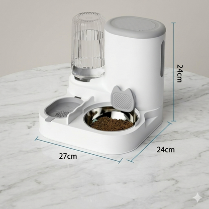 The Pet Lounge™ 2-in-1 Auto Feeder