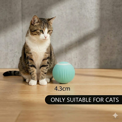 The Pet Lounge™ Smart Roll – The Self-Playing Cat Ball