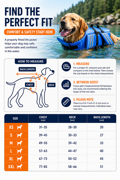 The Pet Lounge™ Dog Life Jacket