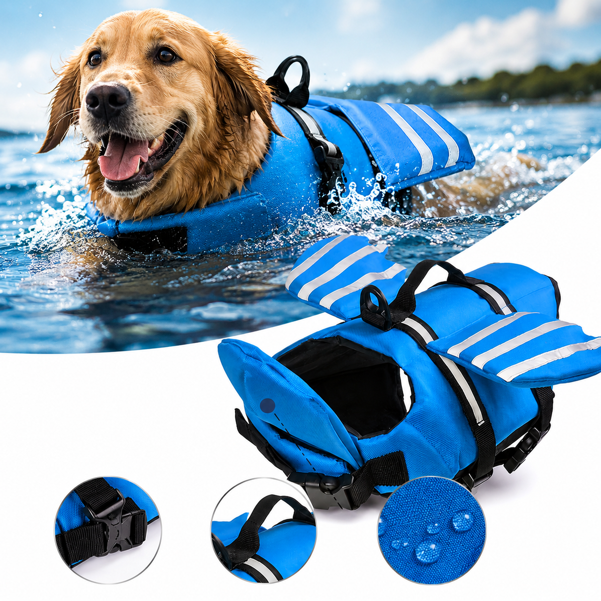 The Pet Lounge™ Dog Life Jacket