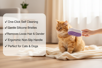 The Pet Lounge™ 3-in-1 Grooming Brush