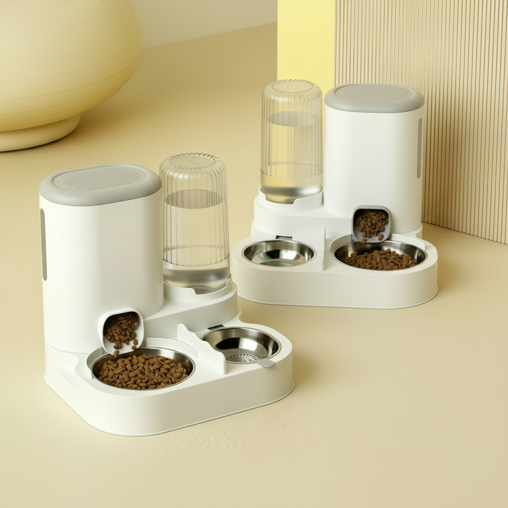 The Pet Lounge™ 2-in-1 Auto Feeder